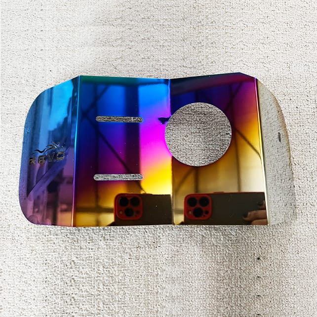Enhance the look of motorcycle parts with PVD Titanium Blue Coating