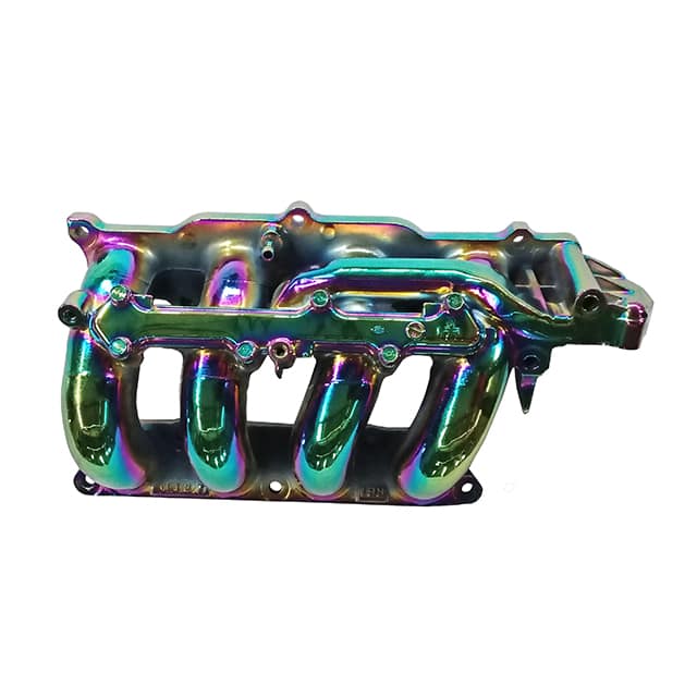 Automotive accessories coated in PVD Titanium Rainbow Coating