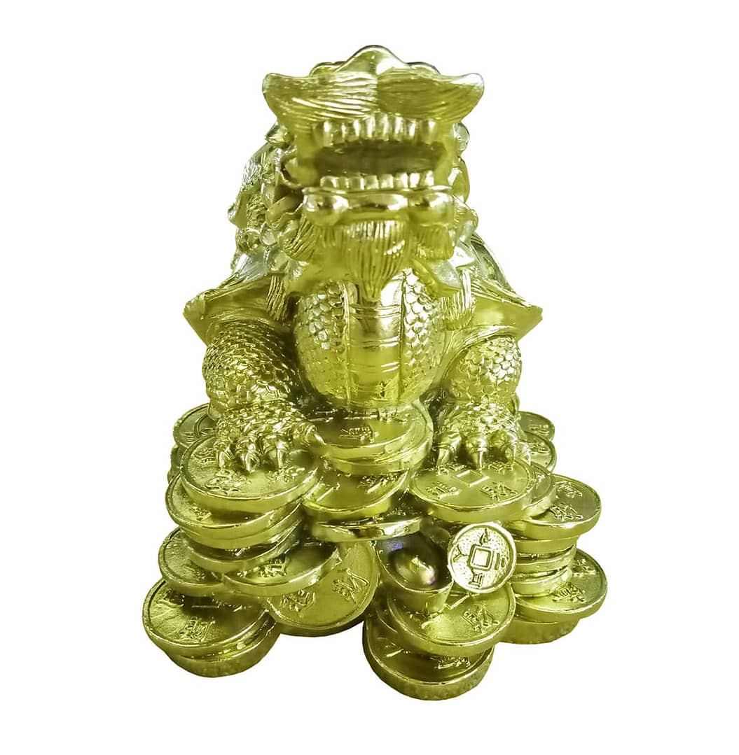 Statue in beautiful color of pvd titanium gold coating