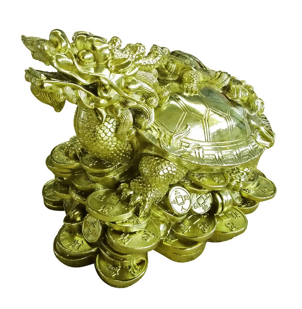 Statue in beautiful color of pvd titanium gold coating