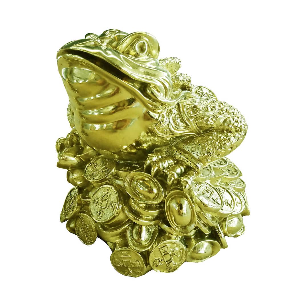 Statue in beautiful color of pvd titanium gold coating