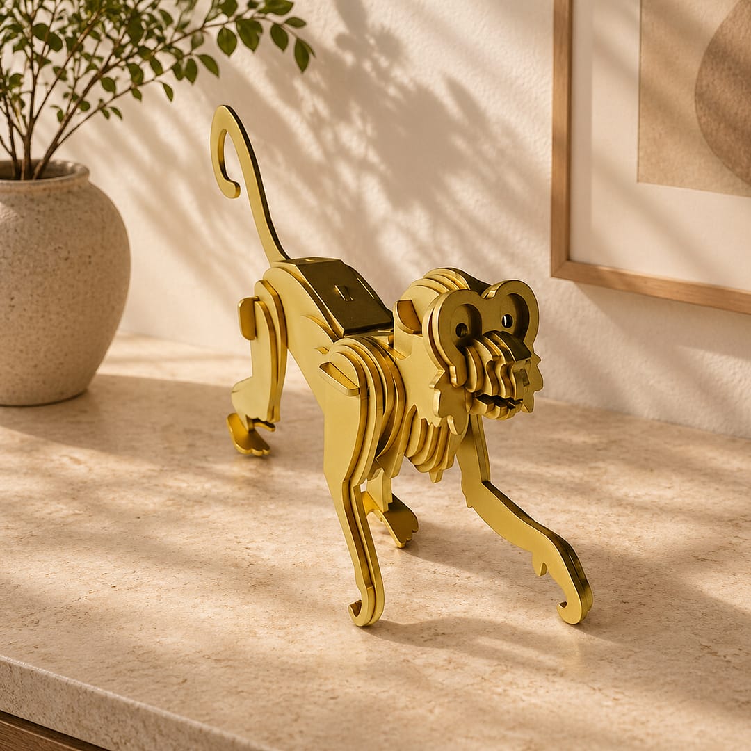 Statue in PVD Titanium Gold Coating