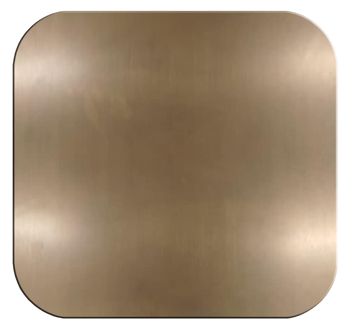 Burnt Finish Stainless Steel Surface (plate)