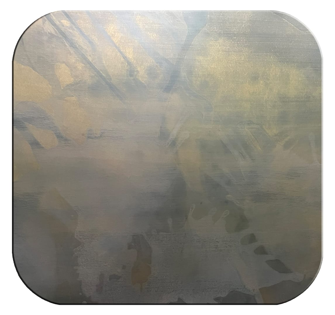 Stainless steel with a distinctive Burnished Patina S finish