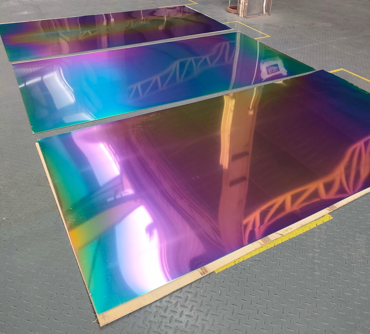 pvd rainbow coating