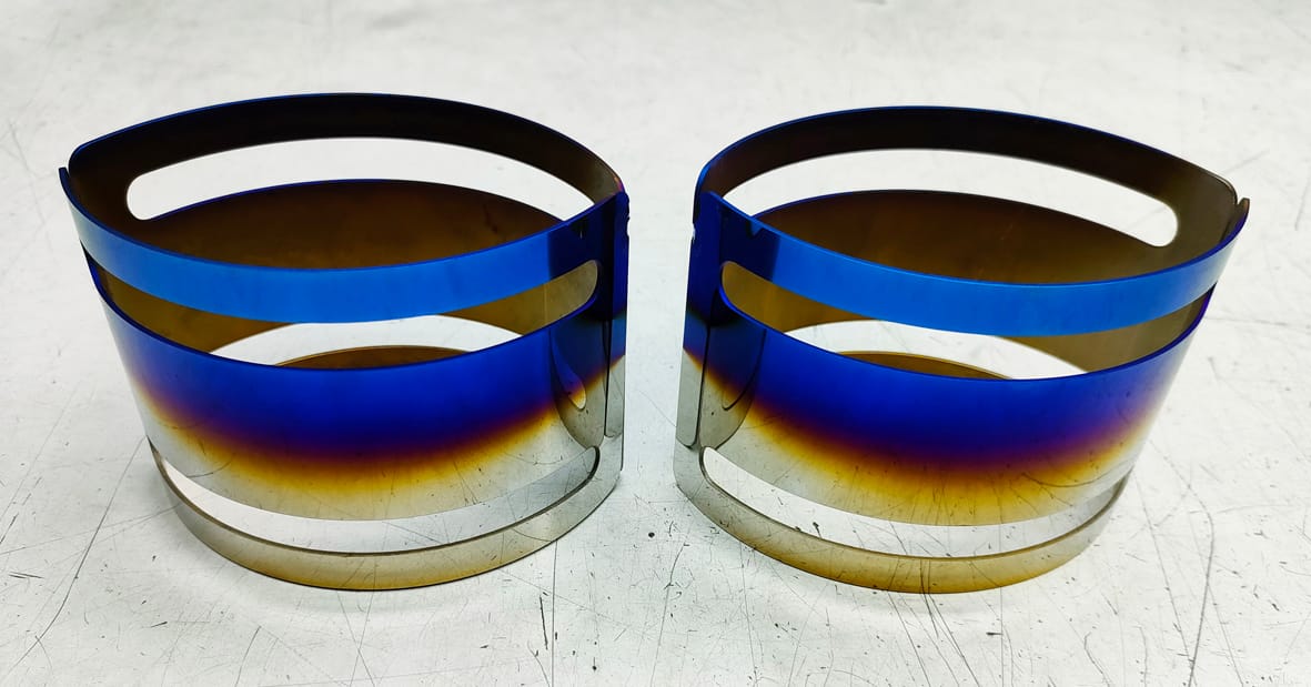 pvd titanium blue coating