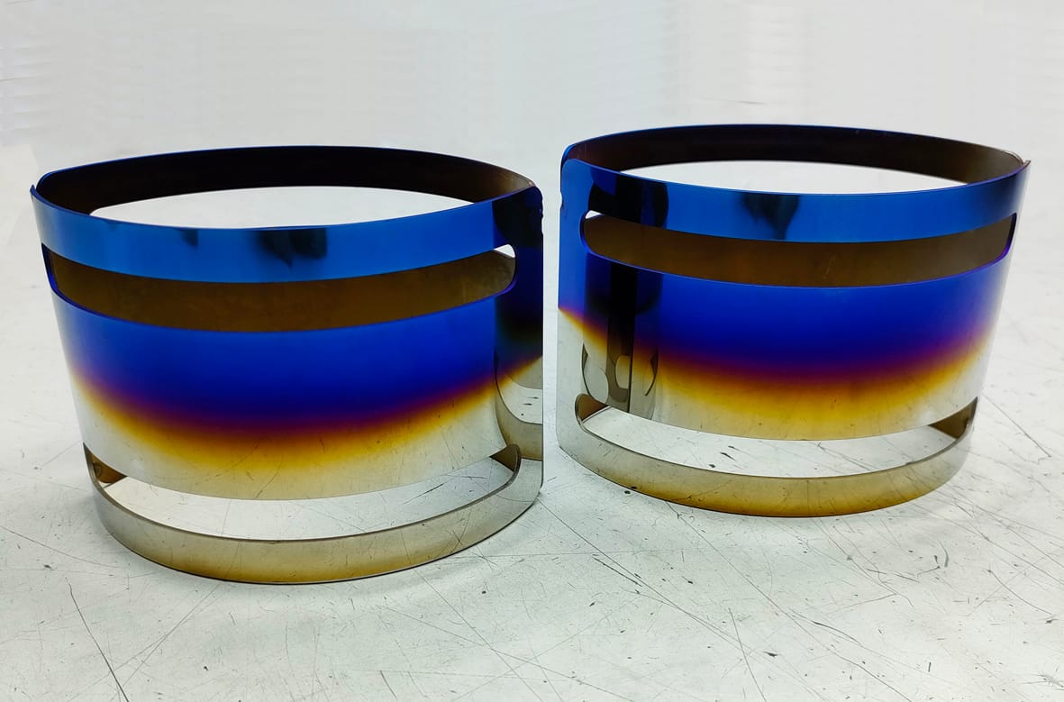 pvd titanium blue coating