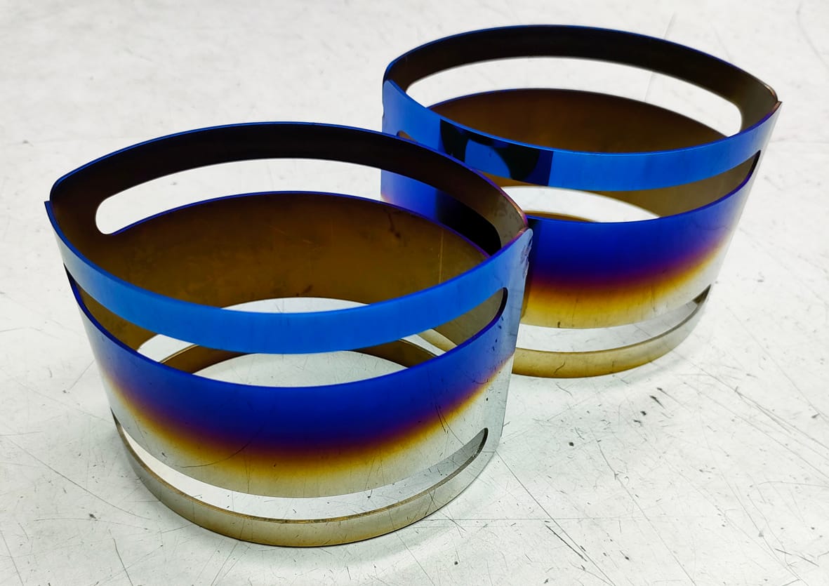 pvd titanium blue coating