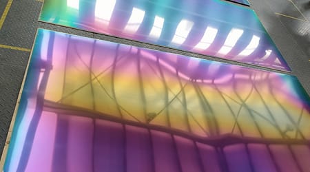 pvd titanium rainbow coating