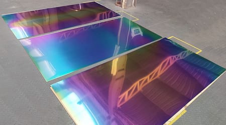 pvd titanium rainbow coating