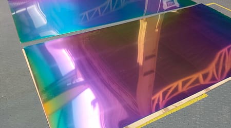 pvd titanium rainbow coating