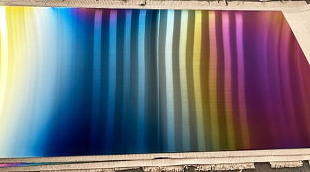 pvd titanium rainbow coating