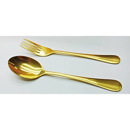 Utensils coated in Titanium Nitride