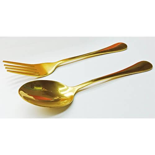 Utensils coated in Titanium Nitride