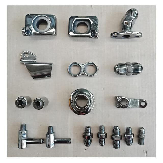 Motorcycle parts in pvd black coating