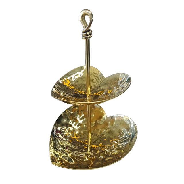 Statue coated in pvd gold coating