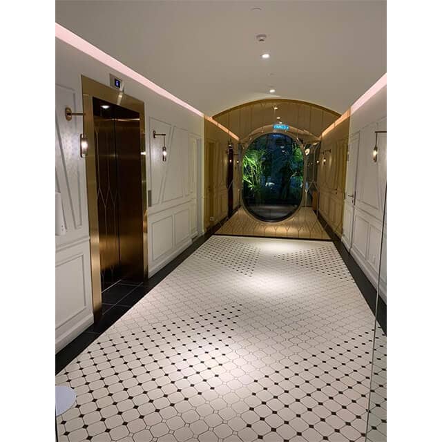 Interior and Exterior decoration in pvd gold color