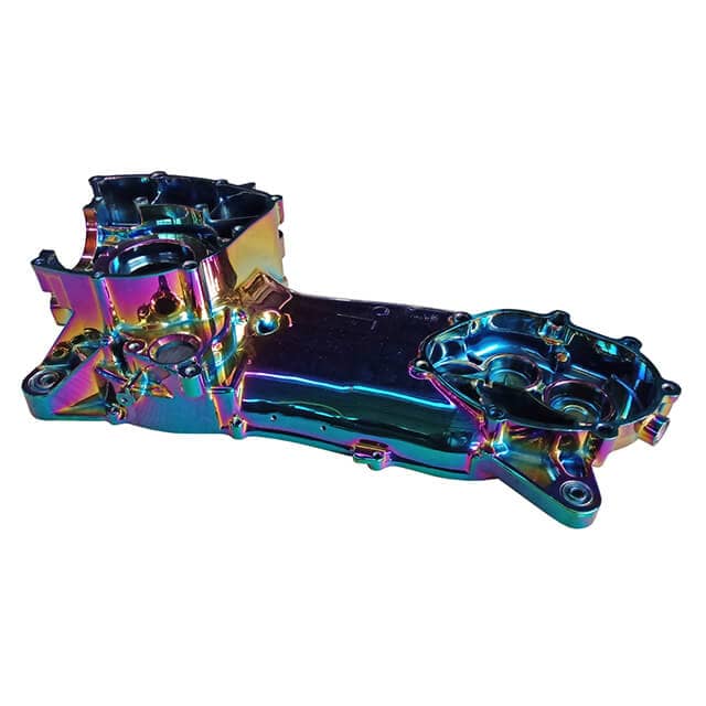 Automotive accessories coated in rainbow color