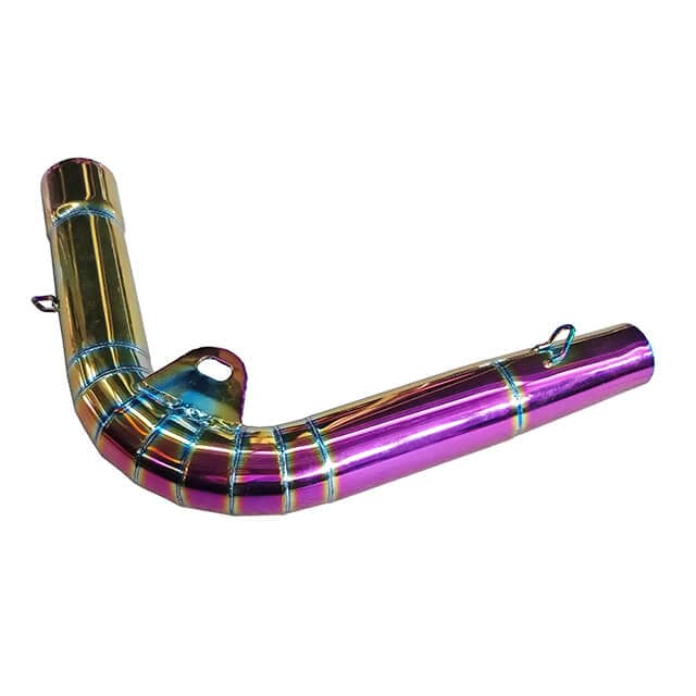 Automotive accessories coated in rainbow color