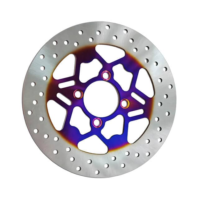 Automotive accessories in pvd blue color.