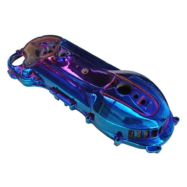 Automotive accessories in pvd blue color.