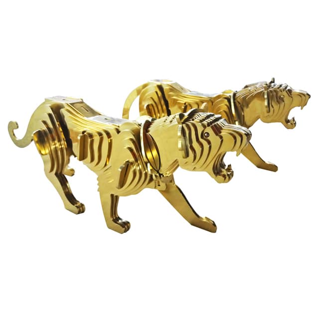 Statue in gold color.