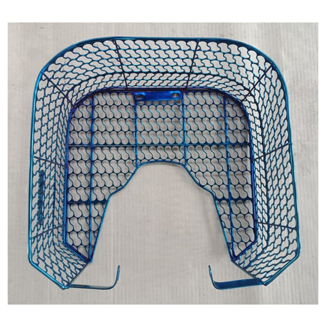 Motor accessories coated in pvd blue coating