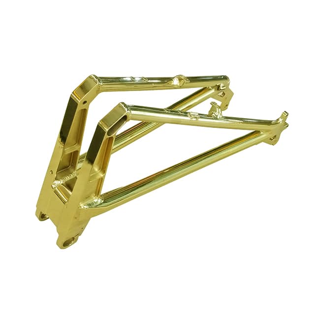 Bicycle parts in gold color