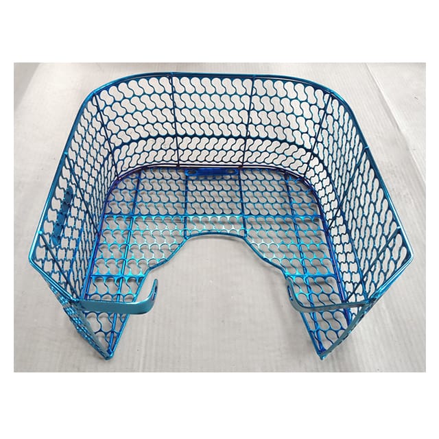 Motor accessories coated in pvd blue coating