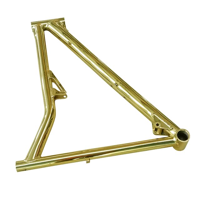 Bicycle parts in gold color