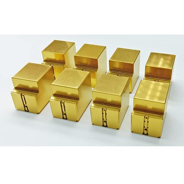 Custom tools in titanium nitride coating.