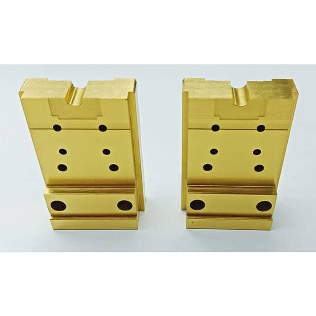 Custom tools in titanium nitride coating.