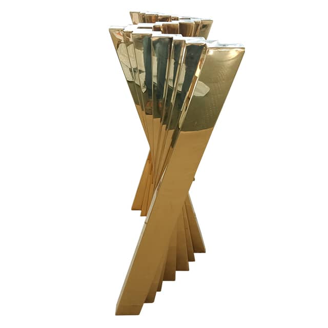 Furniture coated in PVD Titanium Gold