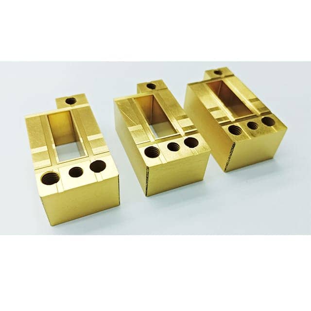 Custom tools in titanium nitride coating.