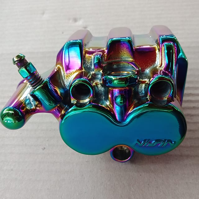 Automotive accessories in pvd titanium rainbow