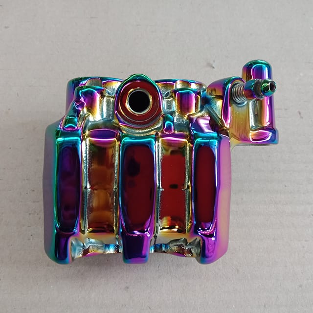 Automotive accessories in pvd titanium rainbow