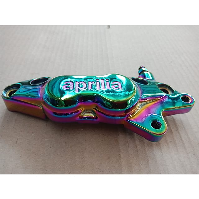 Automotive accessories in pvd titanium rainbow