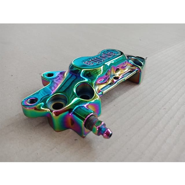 Automotive accessories in pvd titanium rainbow