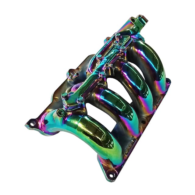 Automotive accessories coated in PVD Titanium Rainbow Coating