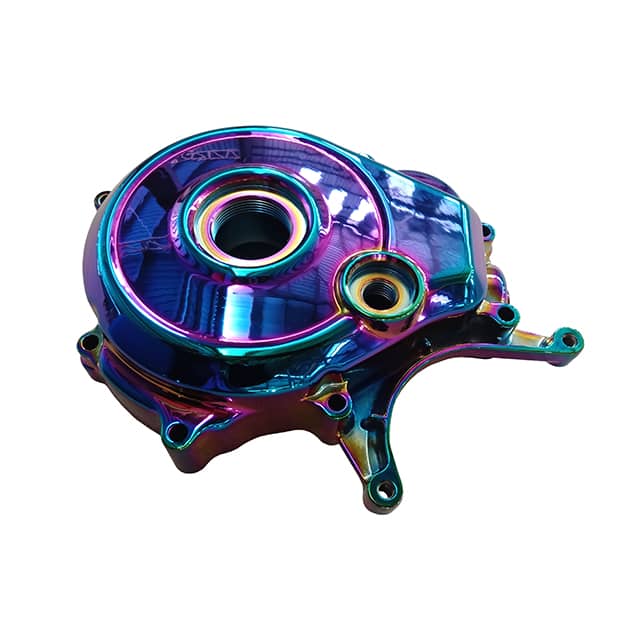 Motorcycle parts in PVD Titanium Rainbow coating