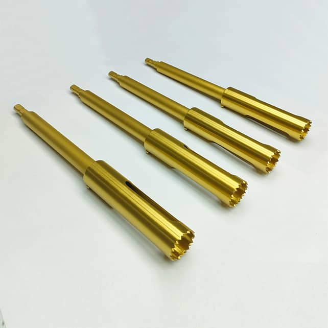 Custom tools coated in PVD Titanium Nitride (TiN)