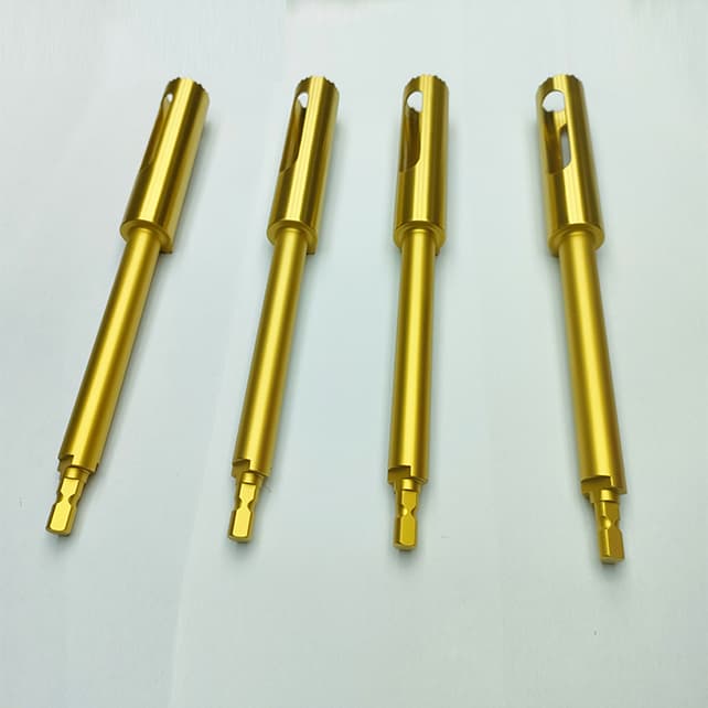 Custom tools coated in PVD Titanium Nitride (TiN)