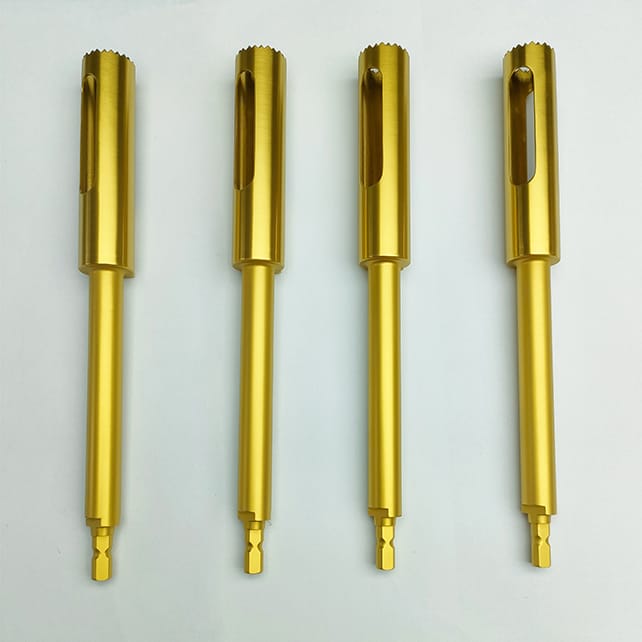Custom tools coated in PVD Titanium Nitride (TiN)