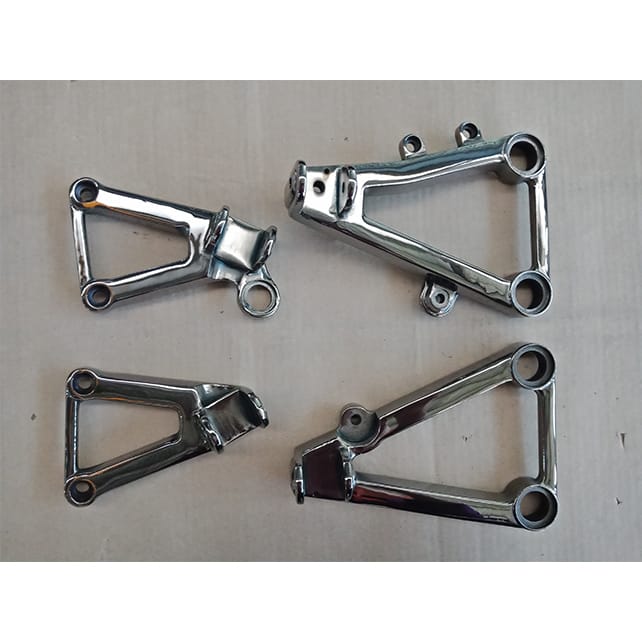 Motor accessories with titanium black PVD coating
