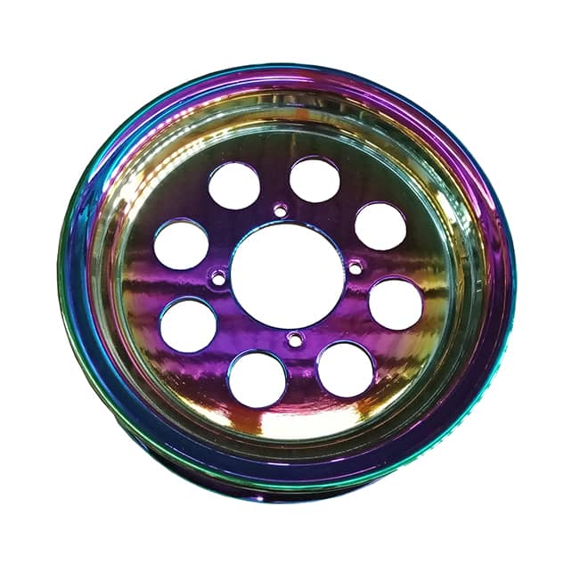 Rims stand out with professional PVD Titanium Rainbow Coating
