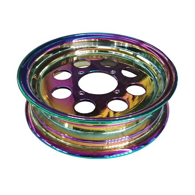 Rims stand out with professional PVD Titanium Rainbow Coating