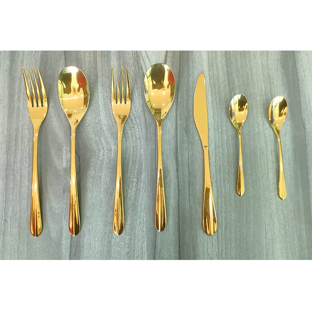 PVD Hard Coating - Titanium Nitride(TiN) on flatware