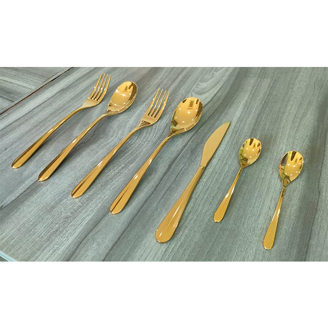 PVD Hard Coating - Titanium Nitride(TiN) on flatware
