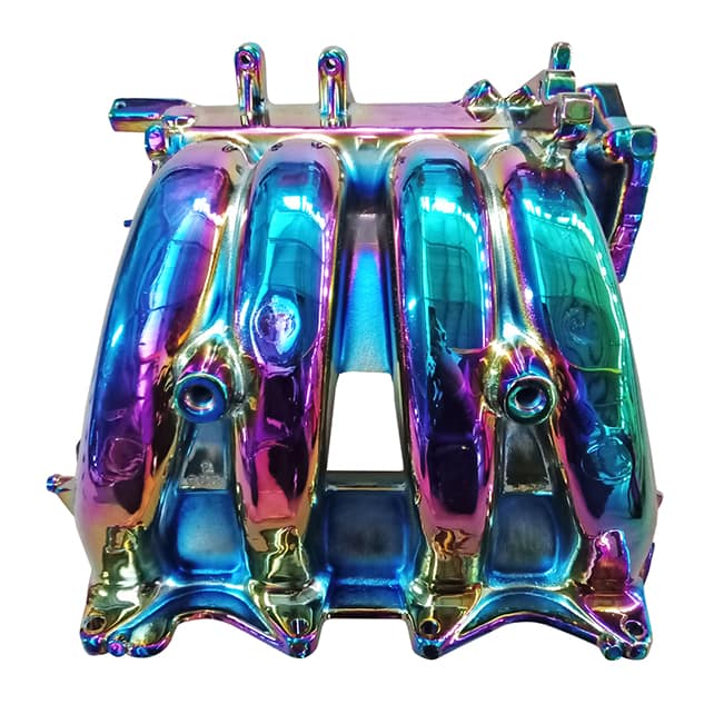 Automotive parts coated in PVD Titanium Rainbow