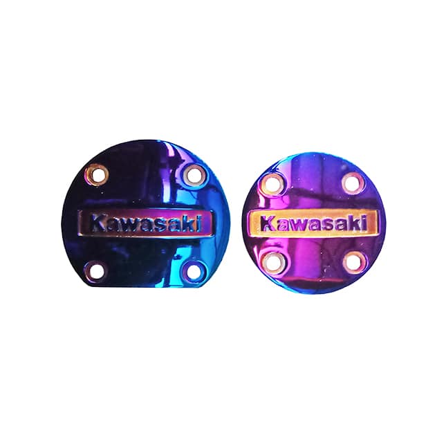 Automotive parts in PVD Titanium Blue Coating